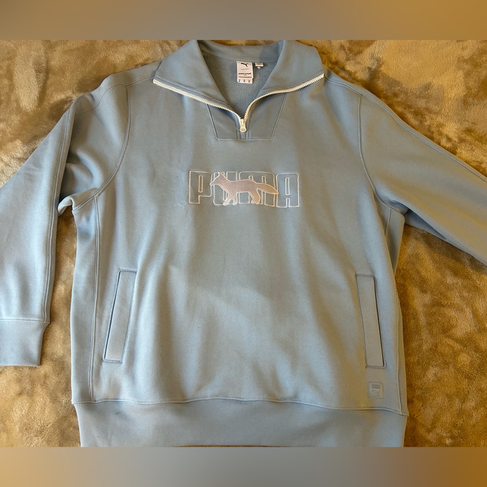 PUMA Men's Blue Fox Sweater